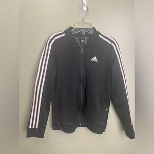 Adidas hoodless active wear jackets button up